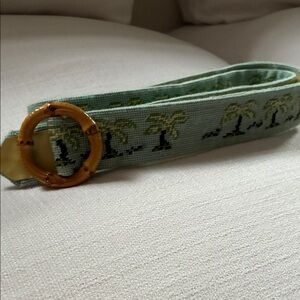 J. McLaughlin Needlepoint Belt